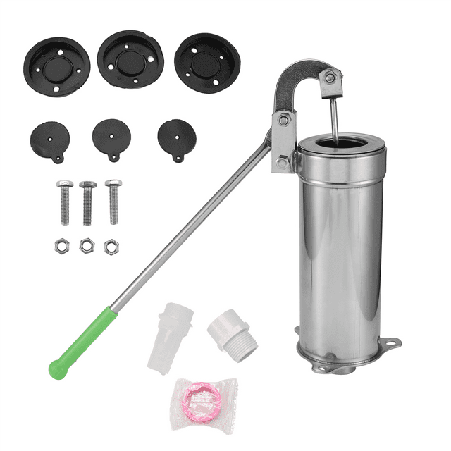 Manual Well Pump Hand Well Pump,Stainless Deep Well Hand Pump,Pitcher Pump for Well Water Suction Pump Groundwate