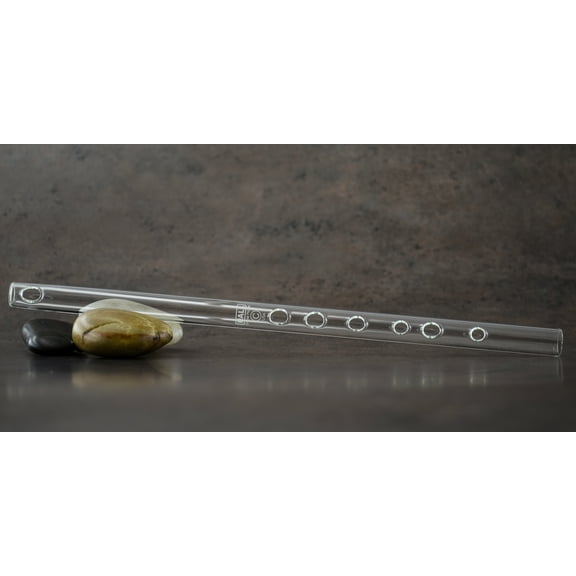 Hall Crystal Flute 11299 - Inline Glass Piccolo in C - Clear Glass
