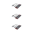 thumbnail image 1 of Kearding M.2 NVMe SSD Recinto Caja de aluminio USB3.1 HDD Box Ligero USB3.2 USB-C Disco duro móvil sin herramientas Negro A-C Type1 NO1, 1 of 1