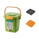 thumbnail image 1 of Contenedor de compost para patio, contenedor de compost portátil, cubo de compost para el hogar y el jardín. 15 litros, 1 of 9