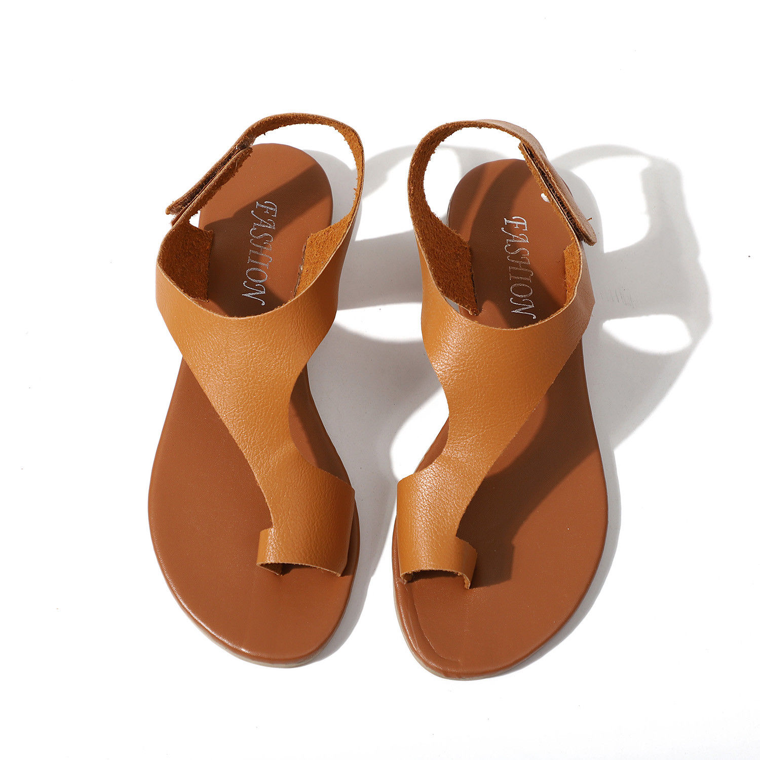 ladies leather flip flops