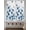 Blue, variant on Navy Blue Floral 2 Panel Kitchen Curtains for Windows, Spring Flowers Rustic Butterfly Bathroom Privacy Curtain, Home Décor Window Treatment for Bedroom/Living Room 55"x45"