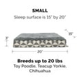 FurHaven Pet Dog Bed Deluxe Orthopedic Plush Kilim Mattress Pet Bed