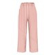 thumbnail image 4 of Amzcrzy Pantalones De Lino Mujer Capri Rayas Moda Pierna Recta Ligeros Holgados Casuales Playa Vacaciones Verano Con Bolsillos Tallas S-2XL Naranja, 4 of 5
