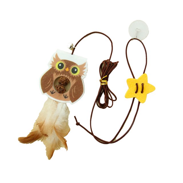 Hanging Bouncing Cat Toy, Cat Attraction Hanging Cat Toy Exercise Toy Catmint Cat For Indoor