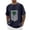 Navy, variant on Men's St. Patrick's Day Shamrock American Flag Graphic Short Sleeve Crew Neck T-Shirt