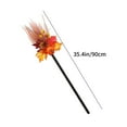 thumbnail image 3 of YIMWNYI Halloween Witch Besom, Decorative Broom for Parties, Costume Accessories for Halloween Celebration, Fun Witch Props with Ghostly Design, Lightweight and Portable Halloween Decoration, 3 of 6