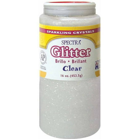 Shiny Glitter - Spectra Non-Toxic Glitter Crystal, Multiple Colors, 1 Pound Jar