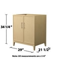thumbnail image 6 of Wyndham Collection WCH717130SHOCXSXXMXX Elan 29" Single Free Standing Vanity Cabinet Only, 6 of 7