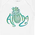thumbnail image 4 of Inktastic Aloha- with Multicolor Teal Pineapple Boys or Girls Baby Bodysuit, 4 of 5