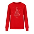 thumbnail image 4 of Women Christmas Top Funny Xmas Graphic Sweatshirts Christmas Sweater Trendy Pullover Tops Holiday Cozy Casual Oversized Sweatshirts, 4 of 6