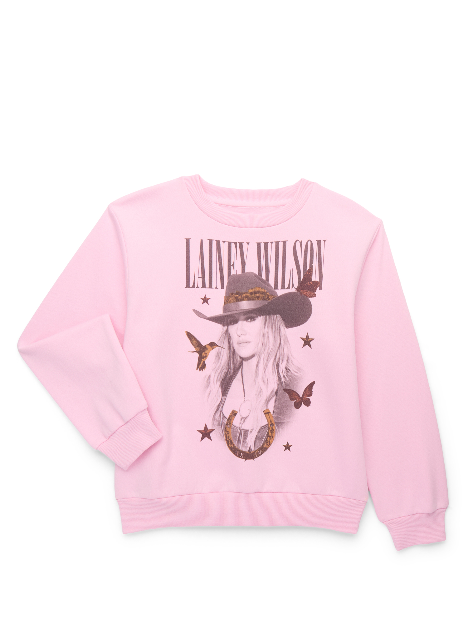 Lainey Wilson Girls Butterflies Graphic Sweatshirt photo 1