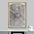 thumbnail image 2 of IDEA4WALL Framed Canvas Wall Art Minimal Black Gray Distressed Wood Tree Rings Retro Art Rustic Duotone Abstract Print Relax/Calm for Living Room, Bedroom, Office - Natural 24"x36", 2 of 5