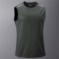 thumbnail image 3 of Fgnfyis Mens Sports Fitness Tank Tops for Summer Outdoor Running Quick Drying Breathable Training Sleeveless T-Shirt Vest Ideal for Athletes Men's Tank Tops GY2 L, 3 of 3