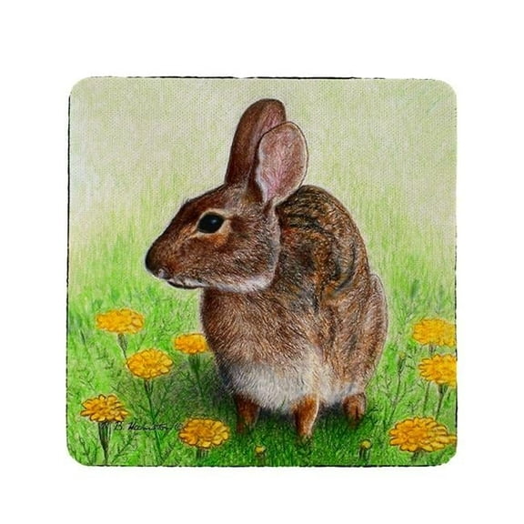 Betsy Drake CT053L Rabbit Coaster - Set of 4