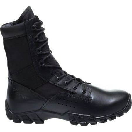 bates men's cobra hot weather side zip military and tactical boot, black, 9 2e
