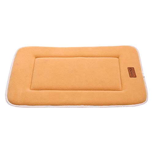 Perfect Sleep Bedding Pads for Carrier Cage QIAOQI Dog Bed Kennel Pad Crate Mat Washable Chew Proof Orthopedic Antislip Beds w/Dense Memory Foam Cushion Padding Bolster 