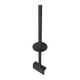 thumbnail image 1 of Soporte para bolsas de supermercado, estante para bolsas de compras, fácil instalación, multiusos, estable, de metal. Barra recta, 1 of 9