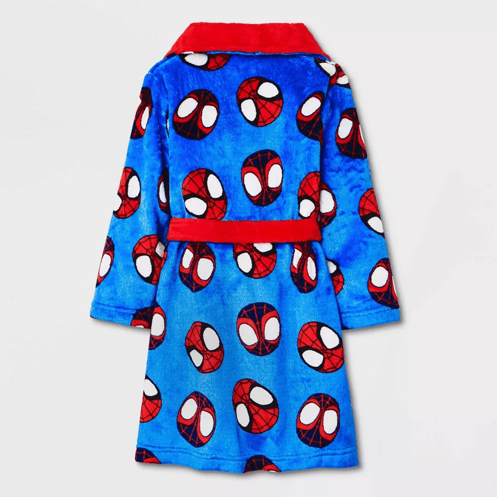 Kids Superhero Robe Winter Boys Marvel Spiderman Hulk Iron Man Dressing ...