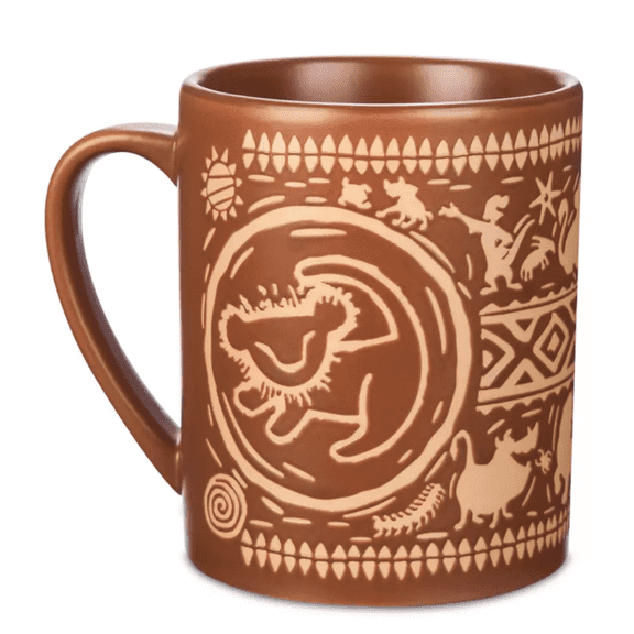 Disney Parks Animal Kingdom Lion King 30th Brown Coffee Mug New With Tag