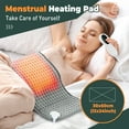 thumbnail image 3 of Electric Heating Pad For Period Cramps With 10 Temperature Settings 30℃-70℃ Auto Timer 75W Winter Warming Mat For Bed Sofa Office, 3 of 6