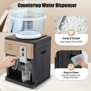 Modern Countertop LED Water Dispenser 500W High Power Water Dispenser with Indicator Lights Two Large-capacity Water Tanks Countertop Water Dispenser