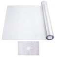 thumbnail image 1 of KFFKFF Clear PVC Table Cover, Dimensions 42 x 96 Inch with 1.5 mm Thickness, Rectangular Desk Mat, Water-Resistant and Simple to Clean, Ideal for Office, Dining Room, Dresser or Night Stand, 1 of 9