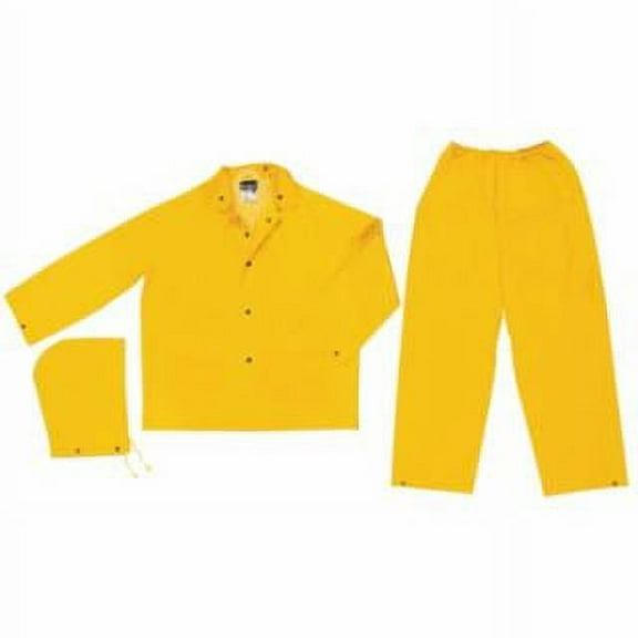 CLASSIC .35MM PVC/POLY SUIT 3 PC ELASTIC PANT YW (1 Count)