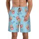 thumbnail image 1 of Balery I Am A Fan Popcorn Traje de Baño Estilo Hawaiano para Hombre, Shorts de Secado Rápido con Bolsillos-3X-Large, 1 of 6