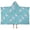 Unicorn and Flower, variant on Unicorn and Fairy Blue Pattern Teens Hooded Bath Towel Wrap for Ages 3 To 12,Quick Dry Lightweight Soft Microfiber Bath Beach Pool,60"x35"
