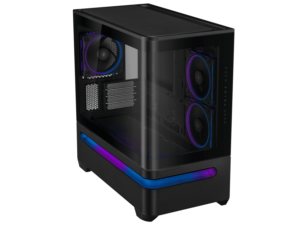 ASUS AP202ARGBCASEBLACK ARGB Micro-ATX PC Case with Tempered Glass