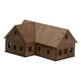 thumbnail image 2 of Kits de construcción de modelo de casa 1/72, materiales de construcción de paisaje, juguetes de Hobby, escena de arquitectura, suministros de paisaje Estilo B Hugo casa de modelos de construcción, 2 of 9