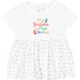 thumbnail image 3 of Inktastic Grandma and Papa Love Me Girls Baby Dress, 3 of 5