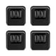 thumbnail image 4 of 4 ruedas giratorias profesionales para muebles con rotación de 360 ​​grados Negro, 4 of 8