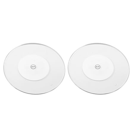 

2Pcs Acrylic Crystal Ultra-Thin Led Light Coaster Coaster Flash Bar Bartender Lighting Base Lamp Placemat For Dining Table Colored Light