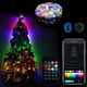 thumbnail image 1 of RGB Smart LED String Lights Bluetooth Cell Phone APP Remote Control String For Christmas Tree Holiday Patio Camping Decor With 24 Key Remote Controler, 1 of 5