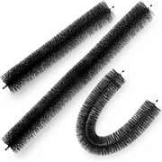 VEVOR Gutter Guard Brush with 60 FT Length Bristle, 4.33"(Dia) Gutter Brush Leaf Guard Fit for 5 Inches Gutter, Galvanized Steel Wire Gutter Brush, No Tools, DIY Gutter Leaf Guard for Keep Out Debris