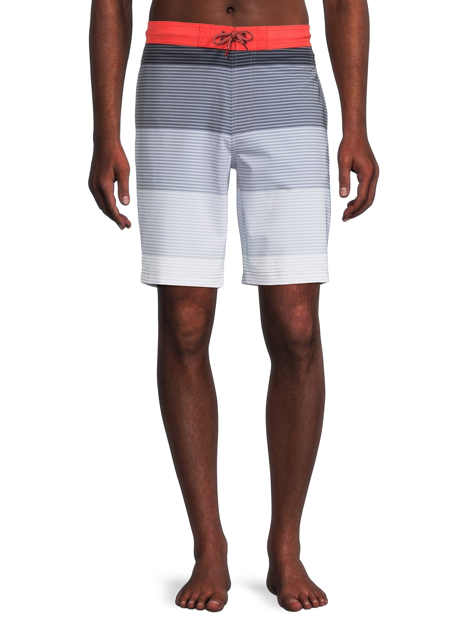 Mens Clothing Beachwear Boardshorts and swim shorts Thom Browne Synthetic Grey Tech 4-bar Board Swim Shorts in Grey for Men 