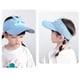 thumbnail image 5 of Sombrero plegable para niños y niñas, con visera para el sol, para deportes de verano, para golf, para niñas de 4 a 10 años, 5 of 6