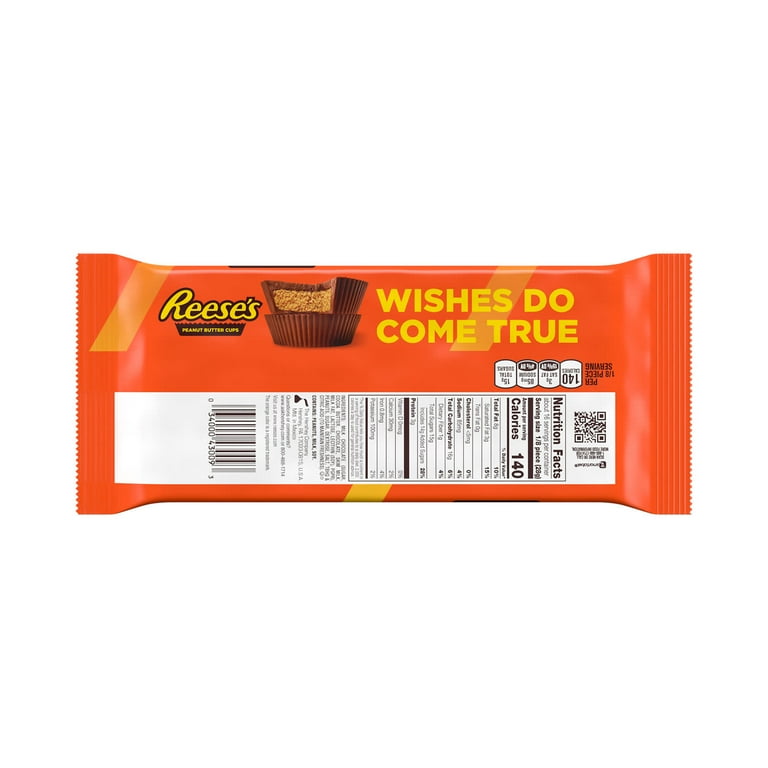 Reese's Milk Chocolate Peanut Butter Half-Pound Cups Christmas Candy, Pack 16 oz, 2 Count