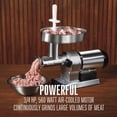 thumbnail image 2 of Weston Butcher Series Electric Meat Grinder & Sausage Stuffer, Commercial Grade, 0.75 HP, 9 lbs per minute, Stainless Steel, 2 of 8