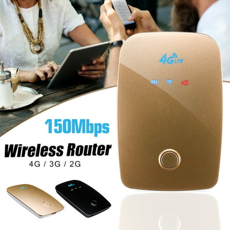 Portable 4G/3G/2G LTE WiFi Pocket Secure Hotspot Router Smart Modem (Best Modem Router On The Market)