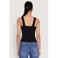 thumbnail image 5 of Womens Seamless Ribbed Knit V Neck Tank Top, 5 of 5