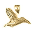 thumbnail image 1 of 10K Yellow Gold Hummingbird Pendant - 17 mm, 1 of 3