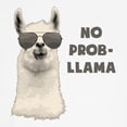 thumbnail image 3 of CafePress - No Problem Llama Sweatshirt - Crew Neck Sweatshirt, 3 of 4