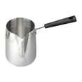 thumbnail image 3 of Tongina Milk Frothing Pitcher Jug Coffee Pitcher Slant Pouring Mouth Long Handle Milk Jug Latte Art Tool for Lattes Matcha 600ml, 3 of 8
