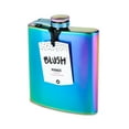 thumbnail image 5 of Blush Iridescent Stainless Steel Liquor Flask for Women, Travel, Gifts, 6oz, 5 of 5