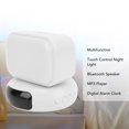 thumbnail image 4 of LED Night Light  Speaker, Touch Control Bedside Lamp, MP3 Player, Alarm Clock, 270 Degree Rotatable, Built in Mic, TF Card Support, Best Gift for Girls Boys Friends, 4 of 7