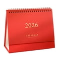 thumbnail image 2 of Dserhfy 2026 Desk Calendar JAN 2026 - DEC 2026 Standing Flip Desktop Calendar 12 Months Planner with Twin-Wire Binding for Home Office School, 2 of 7