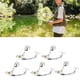 thumbnail image 1 of Juego de Señuelos de Pesca, 5 Piezas de Señuelos de Pesca Spinnerbait Con Caja de Aparejos, Anzuelos Triples para Agua Dulce, Agua Salada, Plata, 1 of 7
